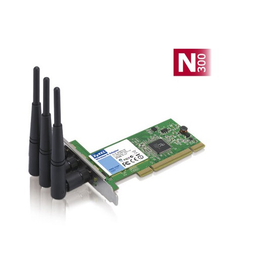 کارت شبکه PCI زایکسل Zyxel NWD310N N300 تصویر 3
