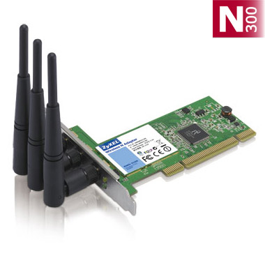 کارت شبکه PCI زایکسل Zyxel NWD310N N300 تصویر 1